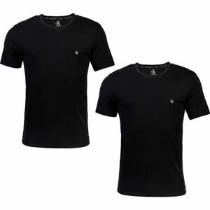 Calvin Klein S/S CREW NECK 2PK Sada pánskych tričiek, čierna, veľkosť M