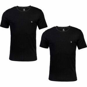 Calvin Klein S/S CREW NECK 2PK čierna XL - Sada pánskych tričiek