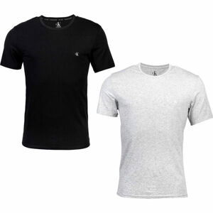 Calvin Klein S/S CREW NECK 2PK Sada pánskych tričiek, sivá, veľkosť M