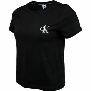 Calvin Klein S/S CREW NECK čierna XL - Dámske tričko