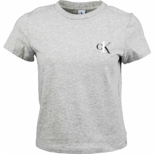 Calvin Klein S/S CREW NECK šedá L - Dámske tričko