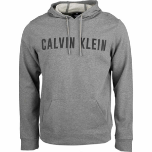 Calvin Klein HOODIE šedá M - Pánska mikina