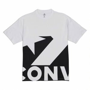 Converse STAR CHEVRON ICON REMIX TEE biela S - Pánske tričko
