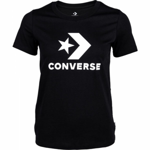 Converse STAR CHEVRON TEE Dámske tričko, čierna, veľkosť S