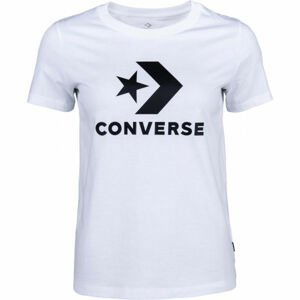 Converse STAR CHEVRON TEE Dámske tričko, biela, veľkosť M