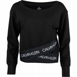 Calvin Klein PULLOVER čierna S - Dámska mikina