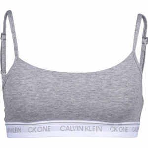 Calvin Klein UNLINED BRALETTE šedá L - Dámska podprsenka