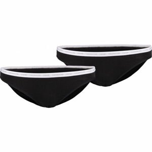 Calvin Klein BIKINI 2PK čierna M - Dámske nohavičky