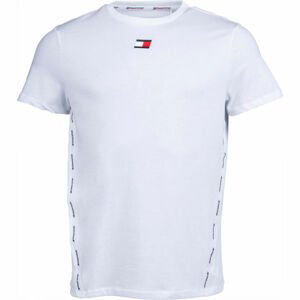 Tommy Hilfiger TAPE TOP biela L - Pánske tričko