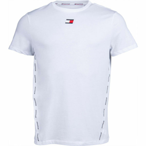 Tommy Hilfiger TAPE TOP biela XL - Pánske tričko