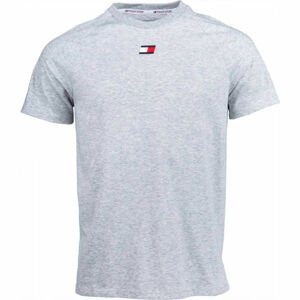 Tommy Hilfiger CHEST LOGO TOP šedá M - Pánske tričko