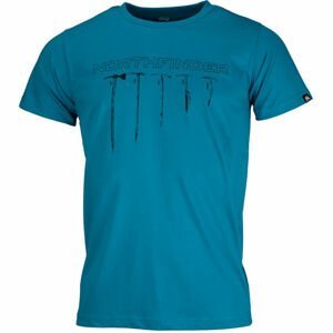Northfinder BENJIL modrá S - Pánske tričko