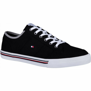 Tommy Hilfiger CORE CORPORATE TEXTILE SNEAKER čierna 44 - Pánske tenisky