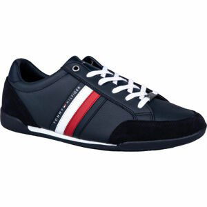 Tommy Hilfiger CORPORATE MATERIAL MIX CUPSOLE Pánske tenisky, tmavo modrá, veľkosť 41