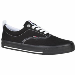 Tommy Hilfiger LOWCUT ESSENTIAL SNEAKER Pánske tenisky, čierna, veľkosť 40