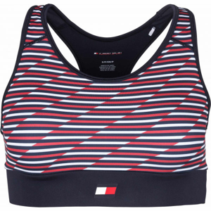 Tommy Hilfiger MID SUPPORT FLAG PRINT BRA  XS - Dámska športová podprsenka