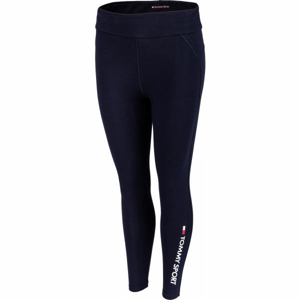 Tommy Hilfiger CO/EL 7/8 LEGGING tmavo modrá XS - Dámske legíny