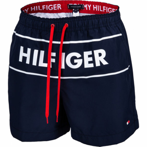 Tommy Hilfiger MEDIUM DRAWSTRING tmavo modrá M - Pánske šortky do vody