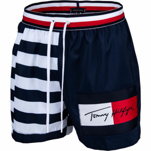 Tommy Hilfiger MEDIUM DRAWSTRING tmavo modrá XL - Pánske šortky do vody