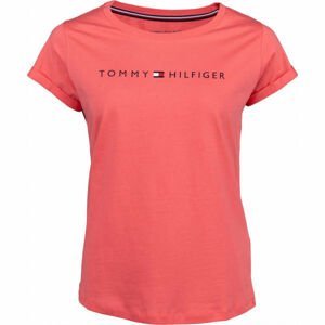 Tommy Hilfiger RN TEE SS LOGO oranžová M - Dámske tričko