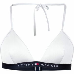 Tommy Hilfiger TRIANGLE FIXED biela S - Dámsky vrchný diel plaviek