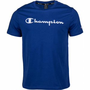 Champion CREWNECK T-SHIRT modrá L - Pánske tričko