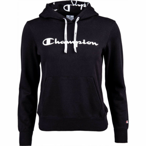 Champion HOODED SWEATSHIRT čierna XS - Dámska mikina