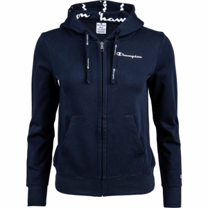 Champion HOODED FULL ZIP SWEATSHIRT tmavo modrá S - Dámska mikina