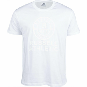 Russell Athletic TONAL S/S CREWNECK TEE SHIRT biela S - Pánske tričko