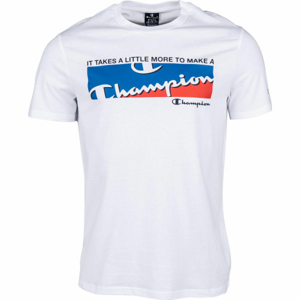 Champion CREWNECK T-SHIRT biela XL - Pánske tričko