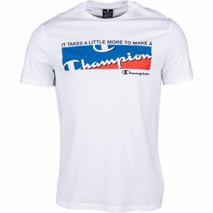 Champion CREWNECK T-SHIRT biela XXL - Pánske tričko