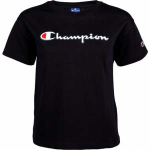 Champion CREWNECK T-SHIRT čierna M - Dámske tričko