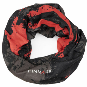 Finmark FS-001 Multifunkčná šatka, čierna, veľkosť UNI
