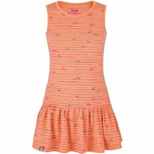 Loap BARISA Dievčenské šaty, oranžová, veľkosť 112/116