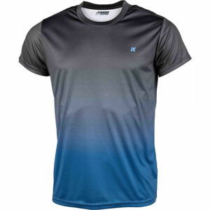 Kensis GOZO Pánske športové tričko, tmavo sivá,modrá, veľkosť