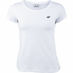 4F WOMENS T-SHIRTS biela Bijela - Dámske tričko