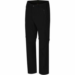 Hannah STRETCH Pánské odopínateľné nohavice, čierna, veľkosť M