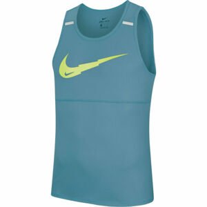 Nike BRTHE RUN TANK WR GX M modrá S - Pánske bežecké tielko