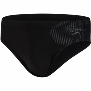 Speedo TECH PLACEMENT 7CM BRIEF Pánske plavky, čierna, veľkosť