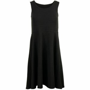ALPINE PRO CALLIASA Dámske šaty, čierna, veľkosť S