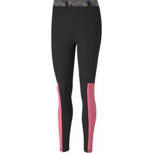 Puma LOGO ELASTIC 7/8 TIGHT Dámske športové legíny, čierna, veľkosť L