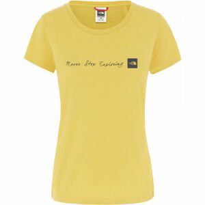 The North Face NSE TEE Dámske tričko, žltá, veľkosť XS