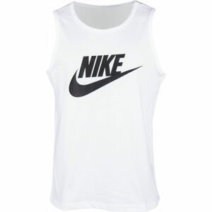 Nike NSW TANK ICON FUTURA Pánske tielko, biela, veľkosť