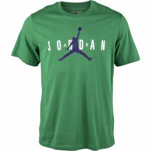 Nike JORDAN AIR WORDMARK Pánske tričko, zelená, veľkosť M
