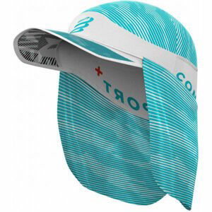 Compressport ICE CAP SUN SHADE Bežecká čiapka, tyrkysová, veľkosť UNI