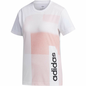 adidas COLOR BLOCK TEE biela M - Dámske tričko