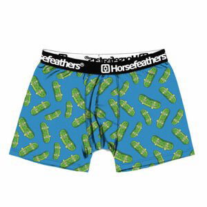 Horsefeathers SINDEY BOXER SHORTS (PICKLES) Pánske boxerky, modrá, veľkosť M