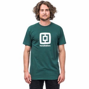Horsefeathers FAIR T-SHIRT tmavo zelená S - Pánske tričko