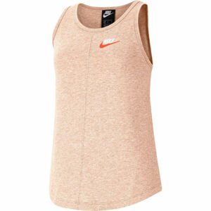 Nike NSW TANK JERSEY G oranžová S - Dievčenské tielko