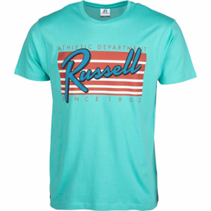 Russell Athletic MIAMI S/S CREWNECK TEE SHIRT zelená S - Pánske tričko